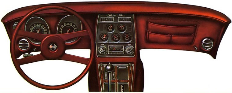 1976 Chevy Corvette Dashboard