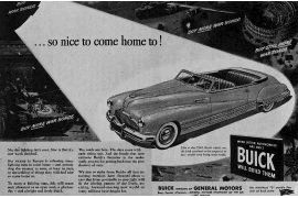 1942 Buick War Time Advertisement