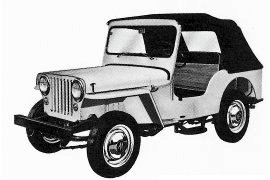 1956 Willys 4 x 2 Model DJ3A Dispatcher Jeep