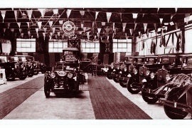 1932 Morris display at Guildford Distributors
