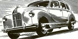 1949 Austin A40 Devon four-door Saloon