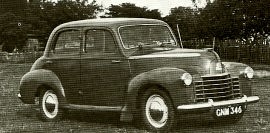 1949 Vauxhall Wyvern and Velox