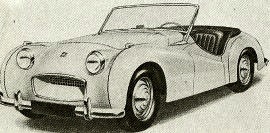 1953 Triumph Sports Prototype Model 20SR  