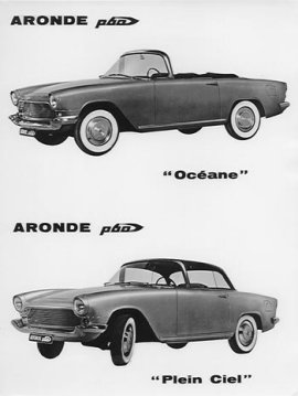 1960 Simca Aronde Oceane and Plein Ciel