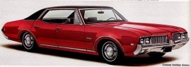 1969 Oldsmobile Cutlass Holiday 4 Door (6 and V8)