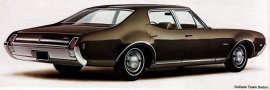 1969 Oldsmobile Cutlass Town 4 Door (6 and V8)