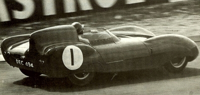 Lotus 11 photographed at Monza in 1956, and this could quite possibly be the car that achieved a staggering lap speed of 143 miles per hour