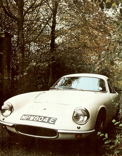 Lotus launched into the road GT market with the beautiful Mk 14, the Elite, of 1957