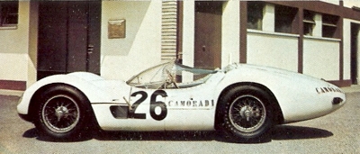 Maserati Type 6` "Birdcage", as prepared for Le Mans by the Camoradi team