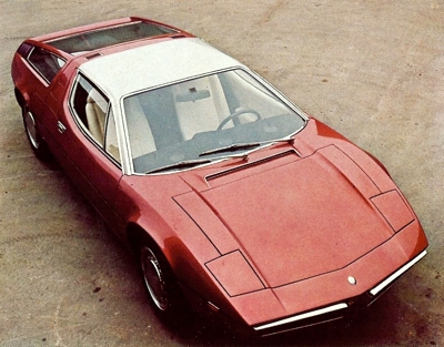 Maserati Bora, which was fitted with a four-cam 4.7 litre V8 producing 310 bhp @ 6000 rpm