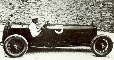 Emilio Maserati in his Type 26