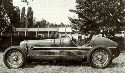1933 Maserati 8CM, which was fitted with a straight-eight 2991cc engine