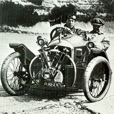 1913 Morgan GP Model, powered by a twin-cylinder JAP engine