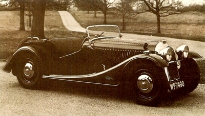 1939 Morgan 4/4, which was fitted with a water cooled 1122cc 4 cylinder engine