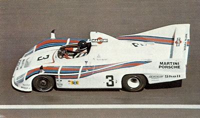 Porsche 936 in action at the 1977 Le Mans