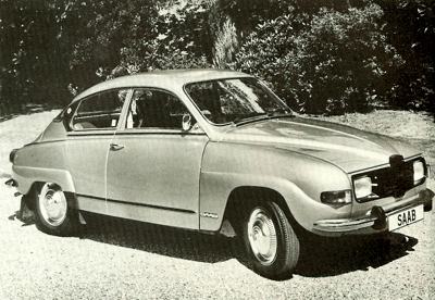 SAAB 96 in final production guise, as a 25th Anniversary Special