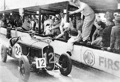 Fiat Tipo 508 at Brooklands Race Track, 1936
