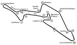 Nurburgring Circuit Map