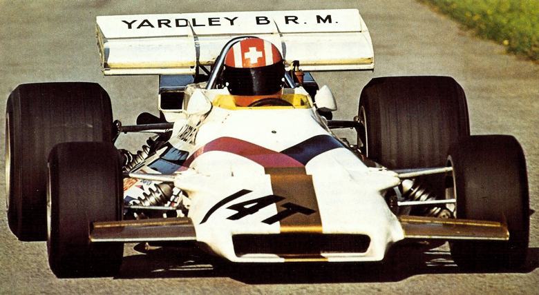 Jo Siffert driving the Formula One Yardley-sponsored BRM in 1971
