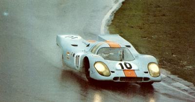 Pedro Rodriguez at the wheel of the Porsche 917