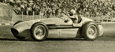 Maserati 250F Formula 1, driven by Luigi Musso at the 1954 Spanish Grand Prix, Barcelona