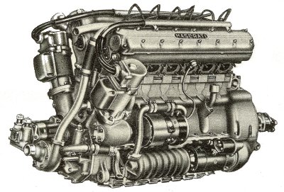 300S V12 Maserati Engine