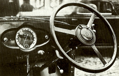 1936 Hotchkiss Spider Dashboard