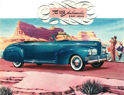 1941 Nash Ambassador Eight Convertible Coupe