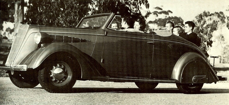 1936 Nash Aeroform Convertible Coupe