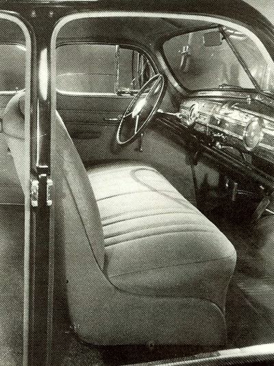 1940 Packard Interior