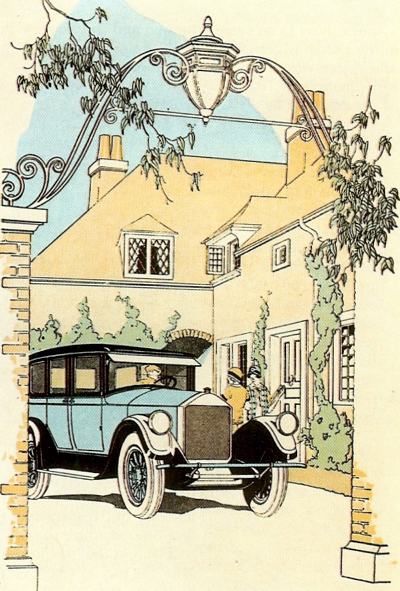Pierce-Arrow advertisement for the 1924 Model 80 Sedan