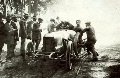 1911 Rolland-Pilain 6.1 liter 4-cylinder at the Grand Prix de France