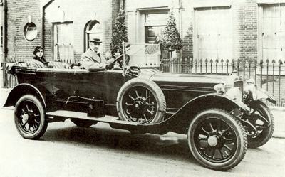 1921 Sunbeam 24/60 HP with the Earl of Lytton at the wheel