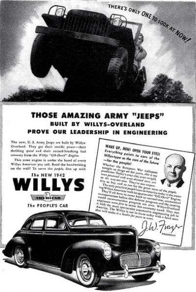 1942 Willys Americar Sedan1942 Willys Americar Sedan