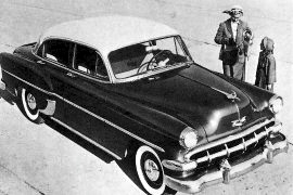 1954 Chevrolet series 2100 (or Two- Ten) DeLuxe Sedan, Model 21034