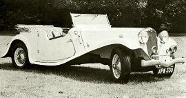 1936 Triumph Gloria Six-cylinder Vitesse Tourer
