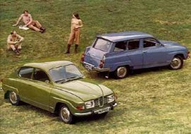 1972 Saab 95 and Saab 96