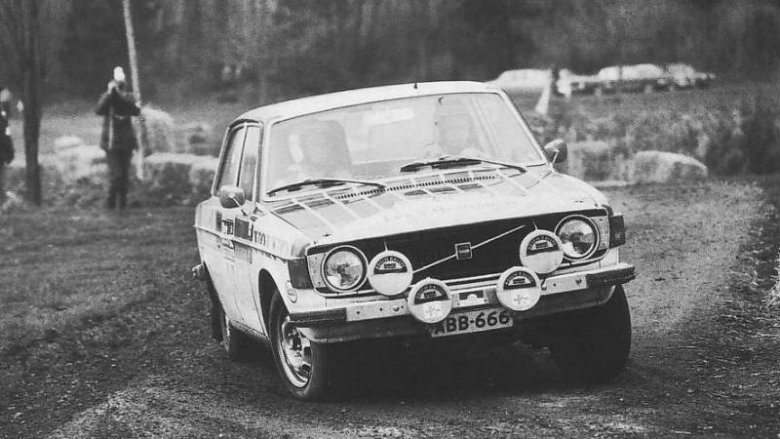 Per-Inge Walfridsson Volvo At The 1973 RAC Rally