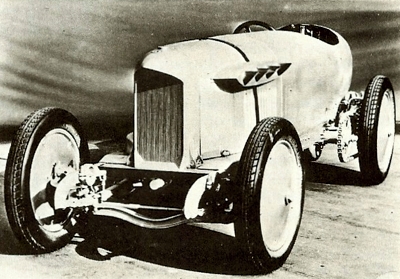 Bob Burman's Blitzen Benz, a 200hp car which set up the incredible world speed record of 142 mph in 1911
