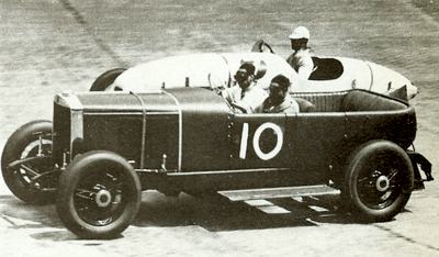 D.M.K. Marendez driving a six-cylinder Graham-Paige