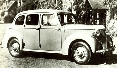 Briggs bodied post-war Lanchester Ten