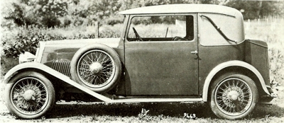 1930 Lea-Francis 12/40hp with Weymann body