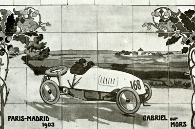 1903 Mors competing in the Paris-Madrid race